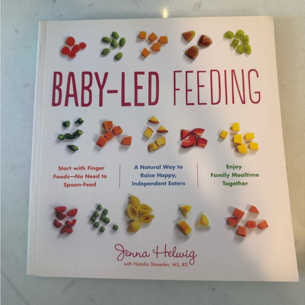 Baby-Led Feeding Cookbook by Jenna Helwig - White Cover